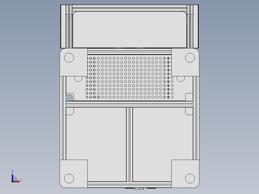 铝型材机架钣金造型-51