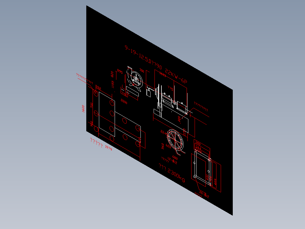 9-19-12.5d22KW右旋90风机