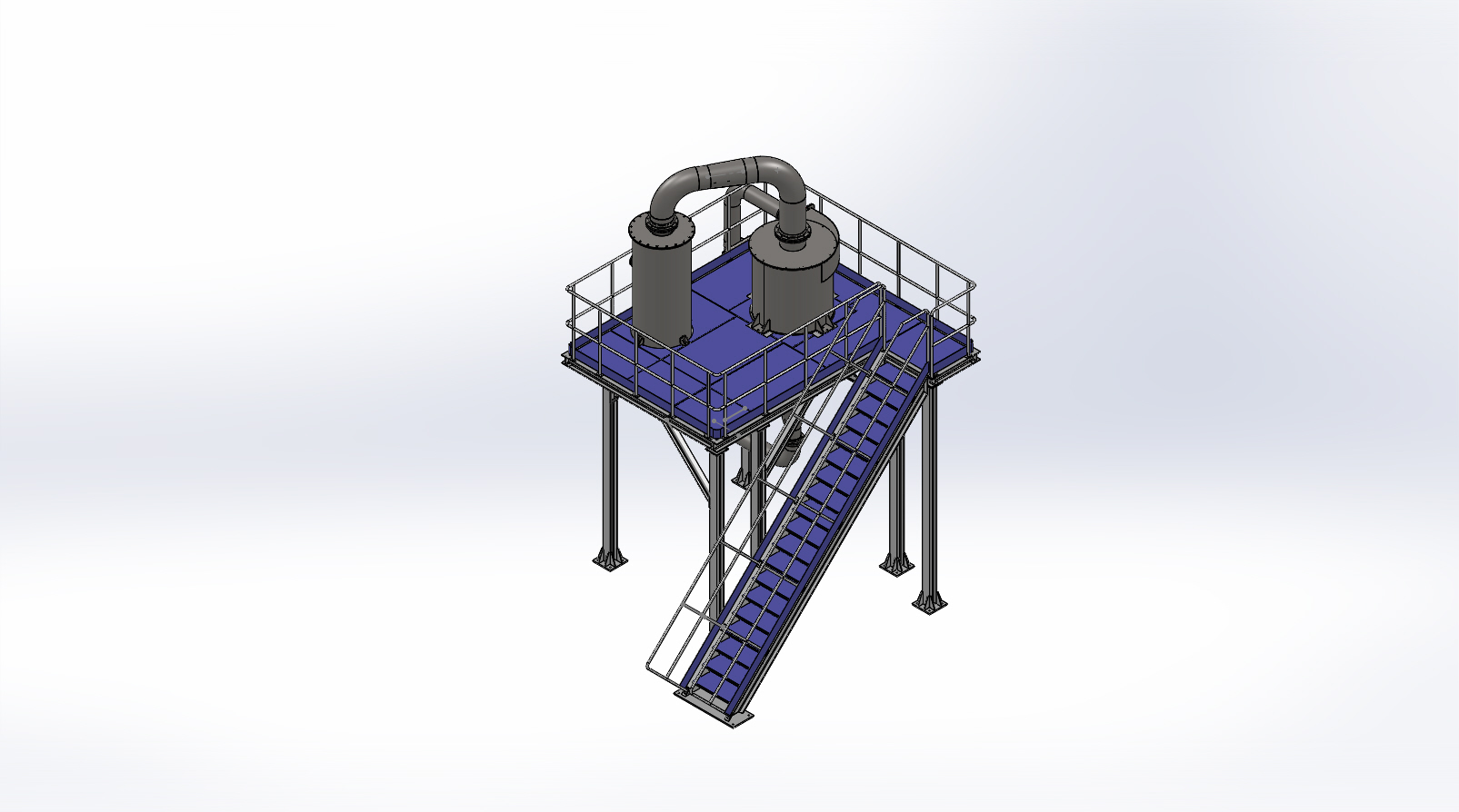 工厂设备平台结构 Platform