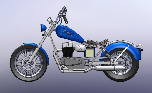 本田Honda cmx 450 rebel摩托车缩略图