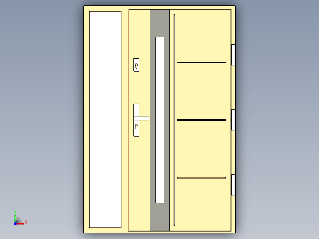 entrance door门