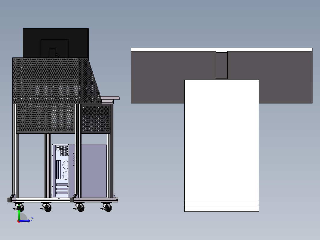 虚拟实训台三维SW2020无参