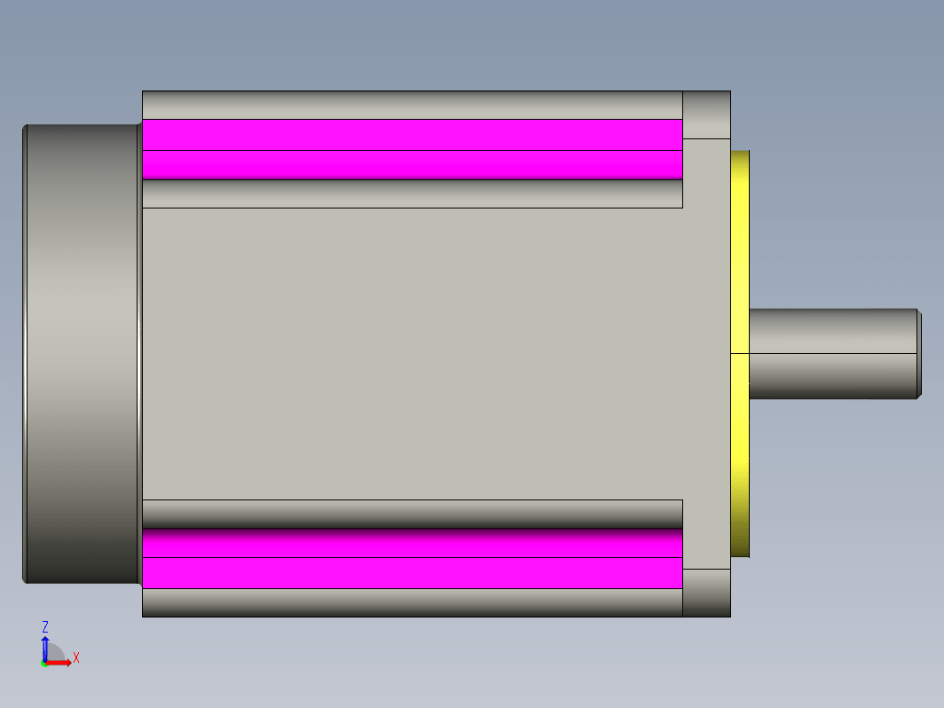 YK31115A  110mm三相步进电机（3D）