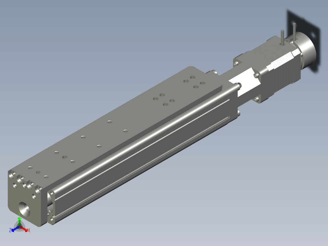 C25-150-1210-D-S42-L紧凑型电动缸 导轨导向推杆 缸径25mm