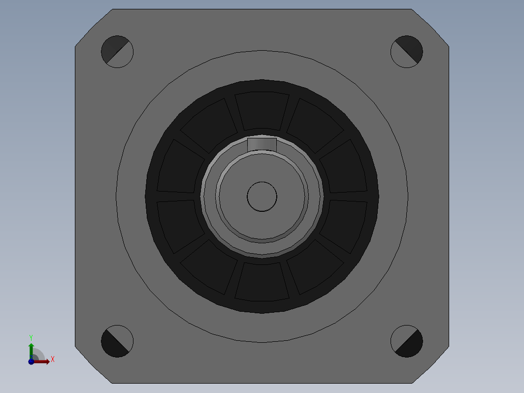 PLX60(孔输出)[PLX60-7-S2-P2-16]精密行星减速机