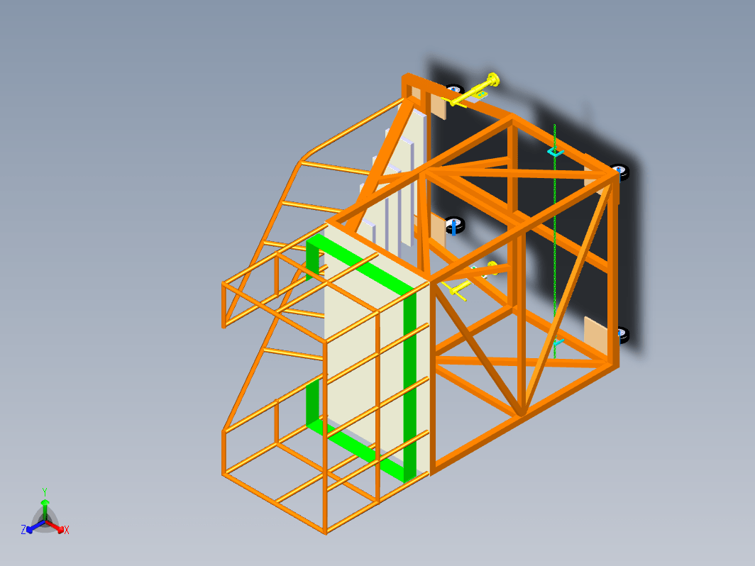 B737发动机工作梯（移动梯）