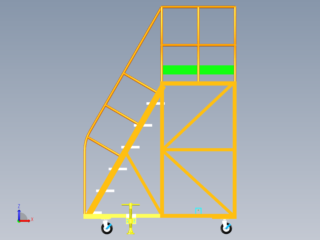 B737发动机工作梯（移动梯）