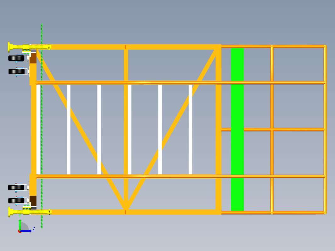 B737发动机工作梯（移动梯）