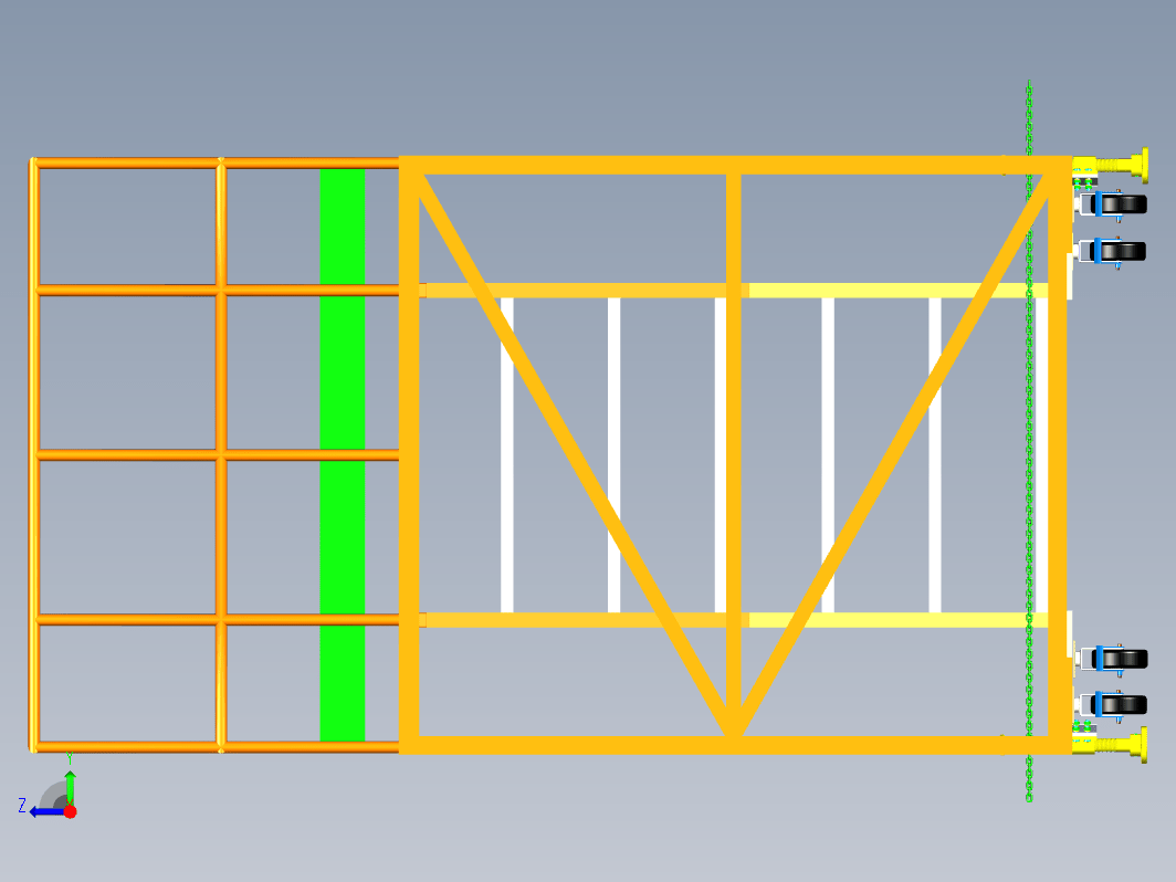 B737发动机工作梯（移动梯）