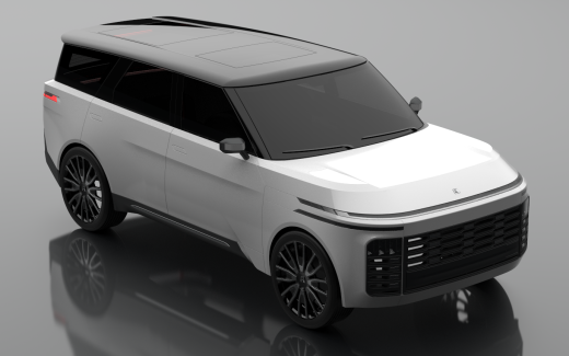 SUV轿车汽车模型3D缩略图