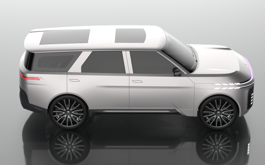 SUV轿车汽车模型3D