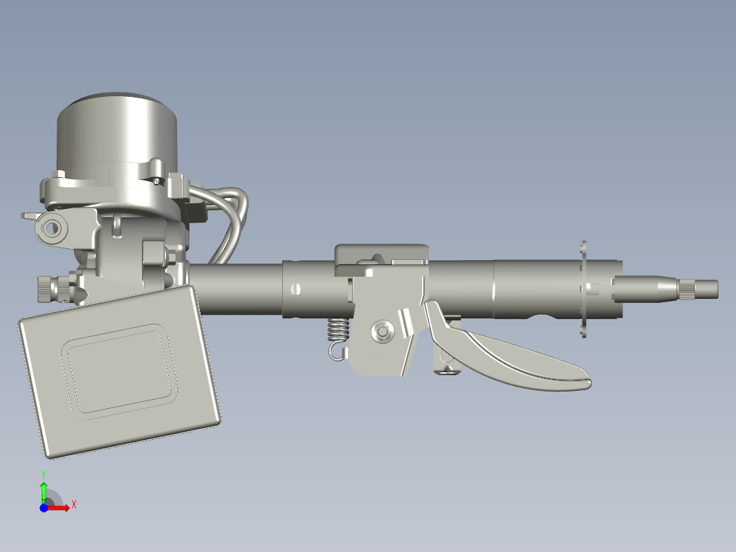 线控转向机构三维
