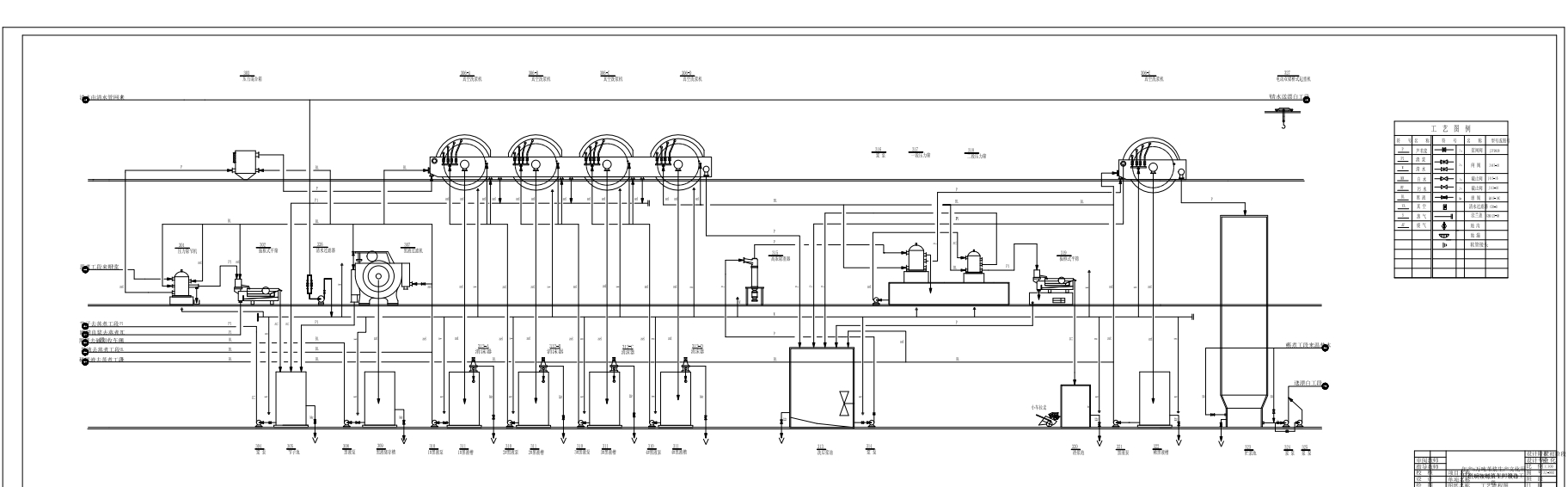 年产5.0万吨苇浆生产文化用纸制浆造纸综合工厂设计CAD+说明书