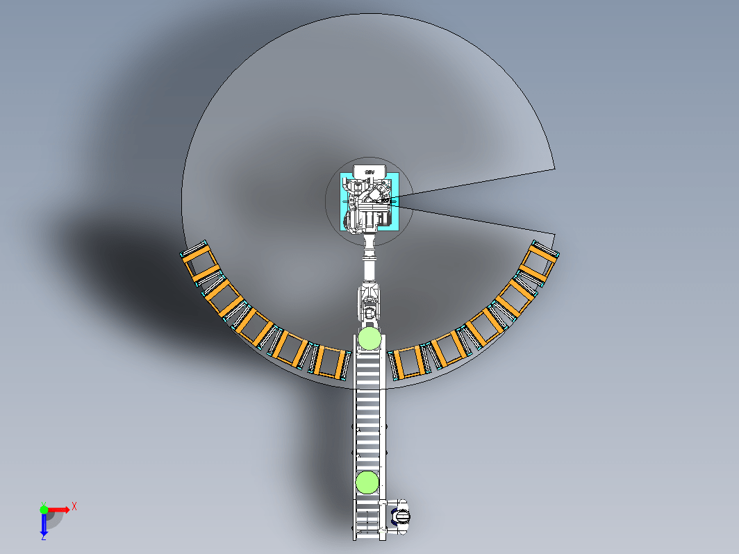 机器人缓存立体库