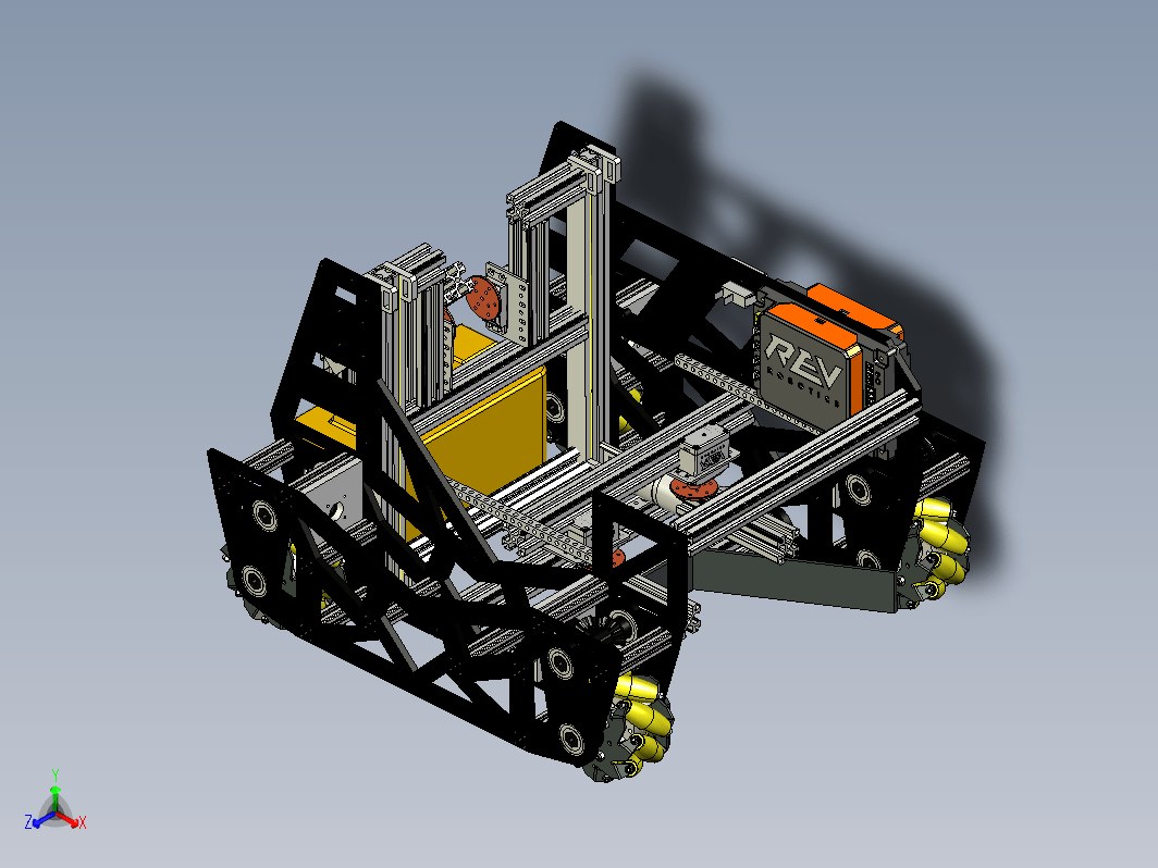 麦克纳姆轮机器人车 viperbots skystone