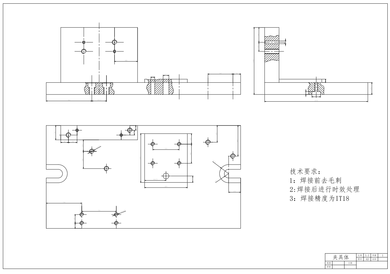 CA6140车床拨叉831006铣断夹具CAD+说明