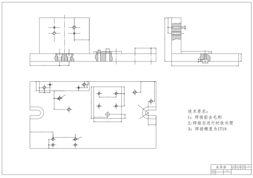 CA6140车床拨叉831006铣断夹具CAD+说明缩略图