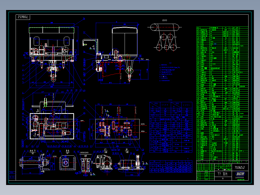 L型单梁门式起重机10t 18_35m