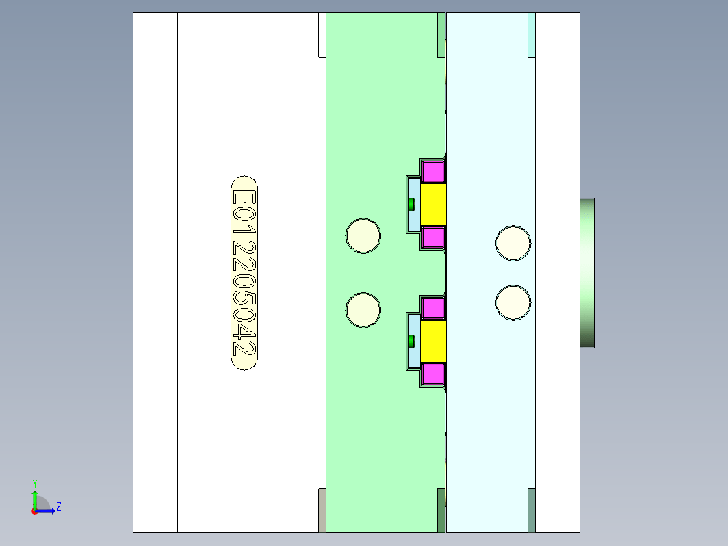 耳机充电仓面盖模具，（高光要求+滑块）