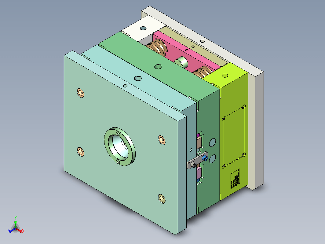 耳机充电仓面盖模具，（高光要求+滑块）