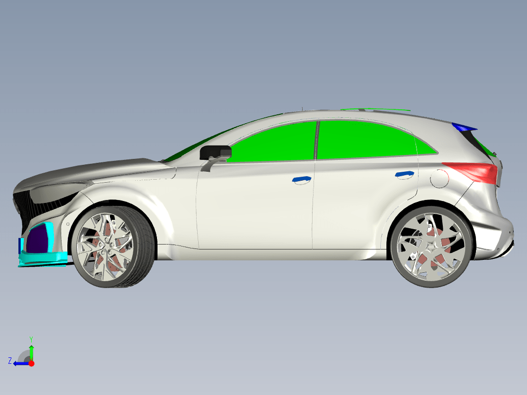 TBO CITADINE 2024轿车模型