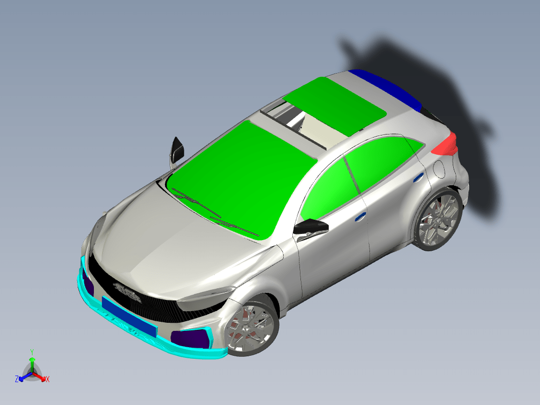 TBO CITADINE 2024轿车模型