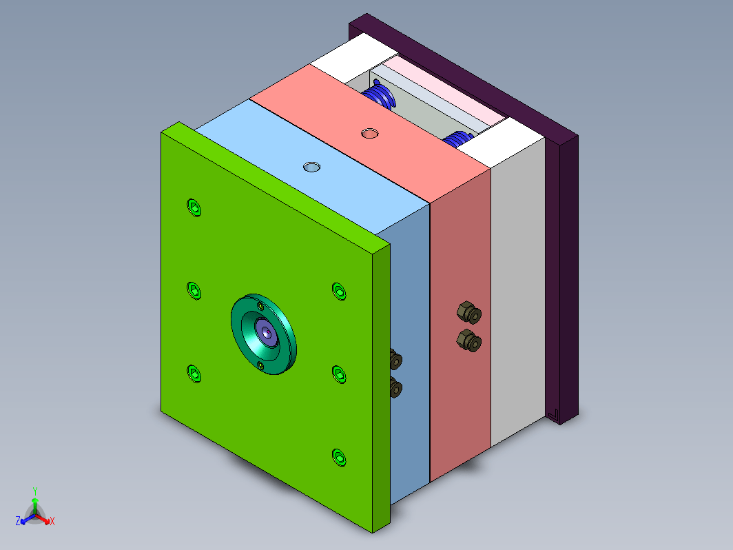 JX1549 皮革亮油盒塑料内盖模具设计