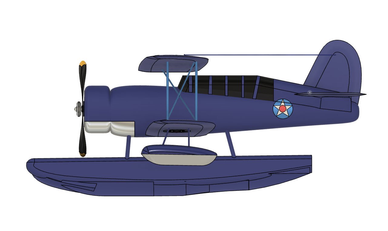Curtiss SOC-4 Seagull水上飞机
