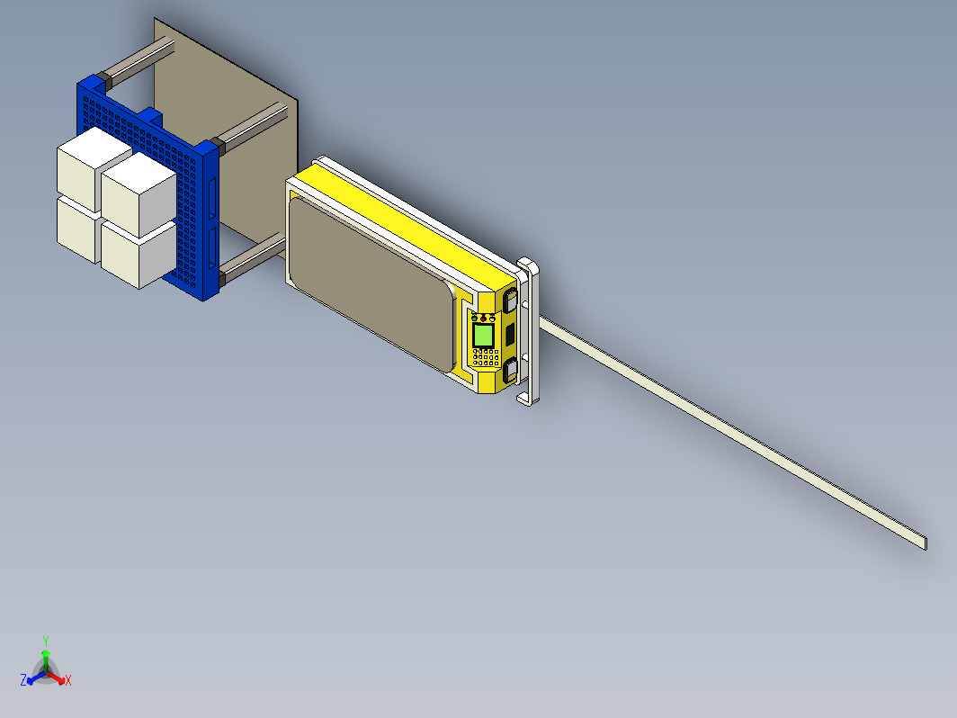 背驮式AGV运载机器人3D模型