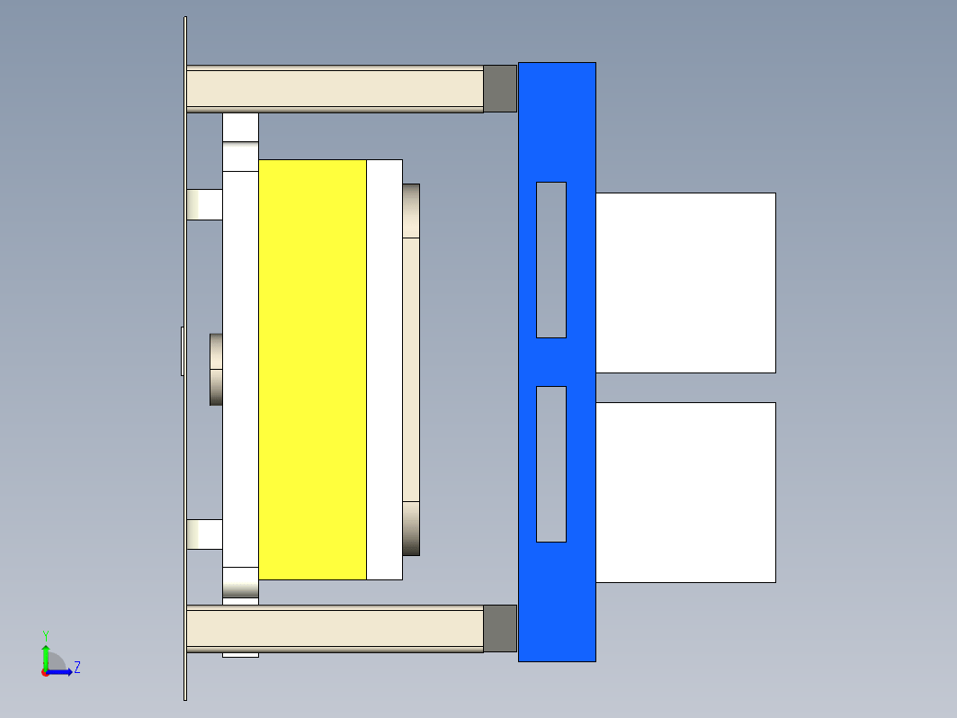 背驮式AGV运载机器人3D模型