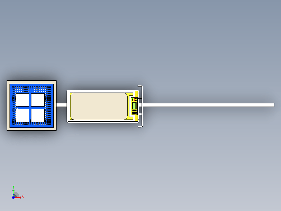 背驮式AGV运载机器人3D模型