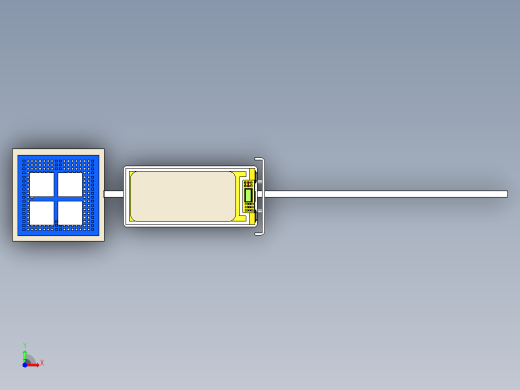 背驮式AGV运载机器人3D模型缩略图