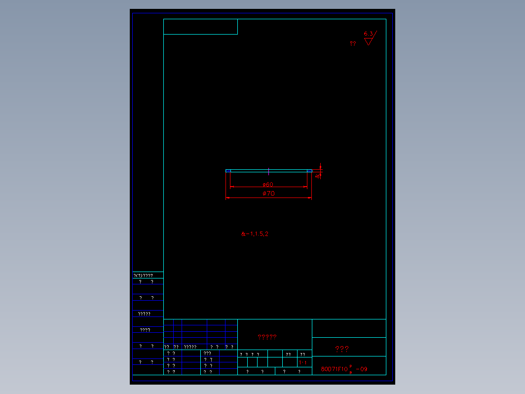 DN80 蝶阀 80df09