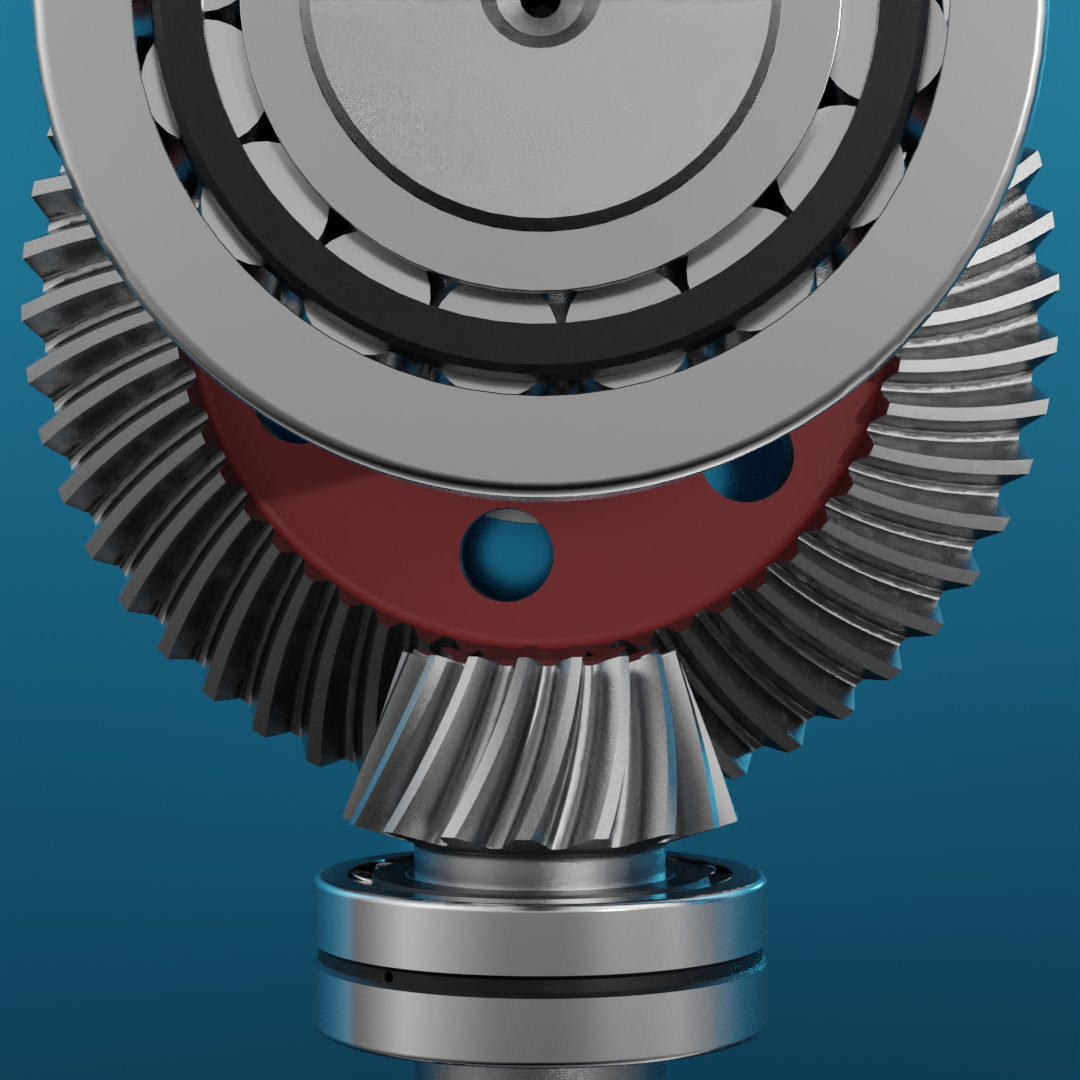 齿轮动画在搅拌机3.6与循环引擎