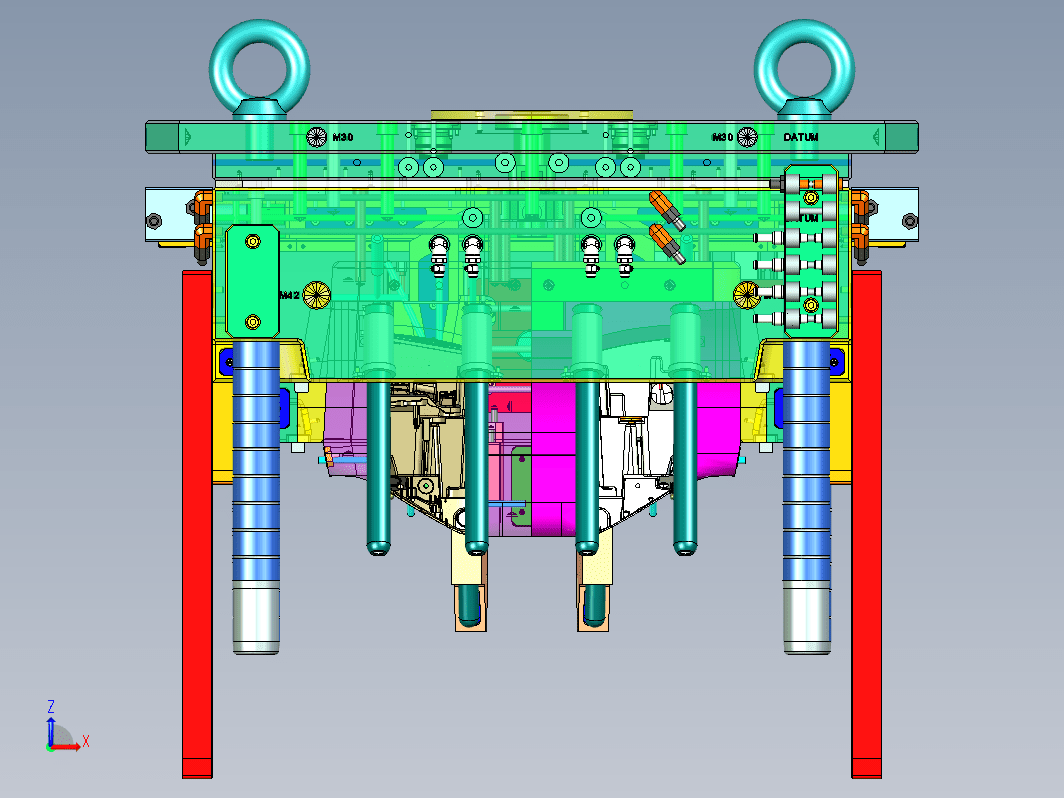 汽车模具设计-Z104-YZY