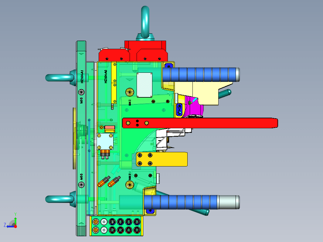 汽车模具设计-Z104-YZY