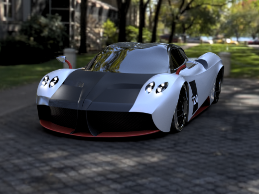 帕加尼华拉跑车 pagani-huayra
