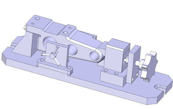 CA6140机床后托架铣底面夹具三维SW2020带参+CAD+说明书