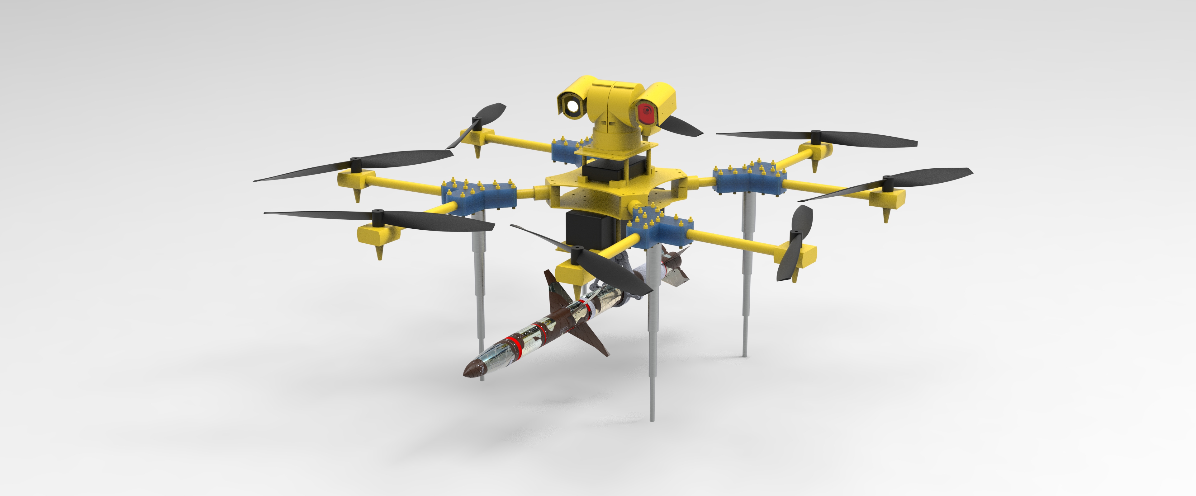 drone blast八轴无人机