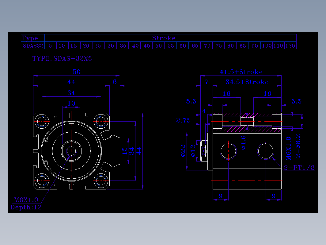 SDA气缸 83-SDA-32-SN