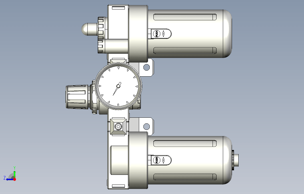 气源处理元件三点式组合3D-BC-200-A系列