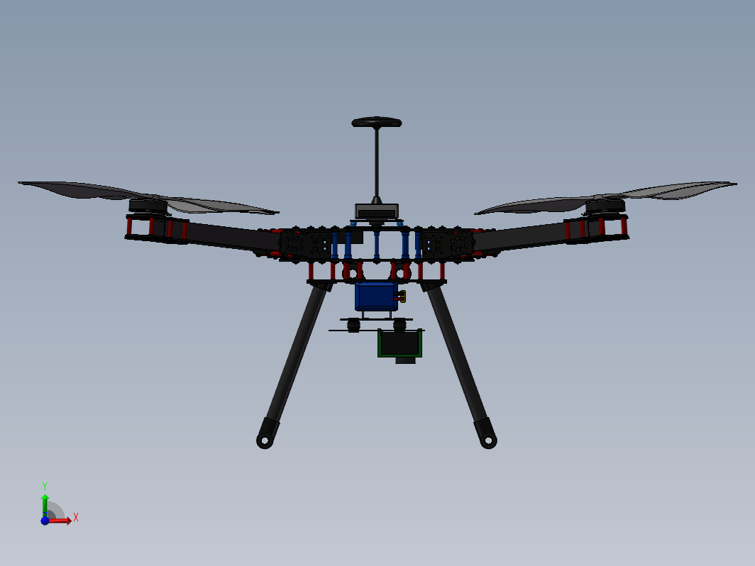 X4 750mm四旋翼机