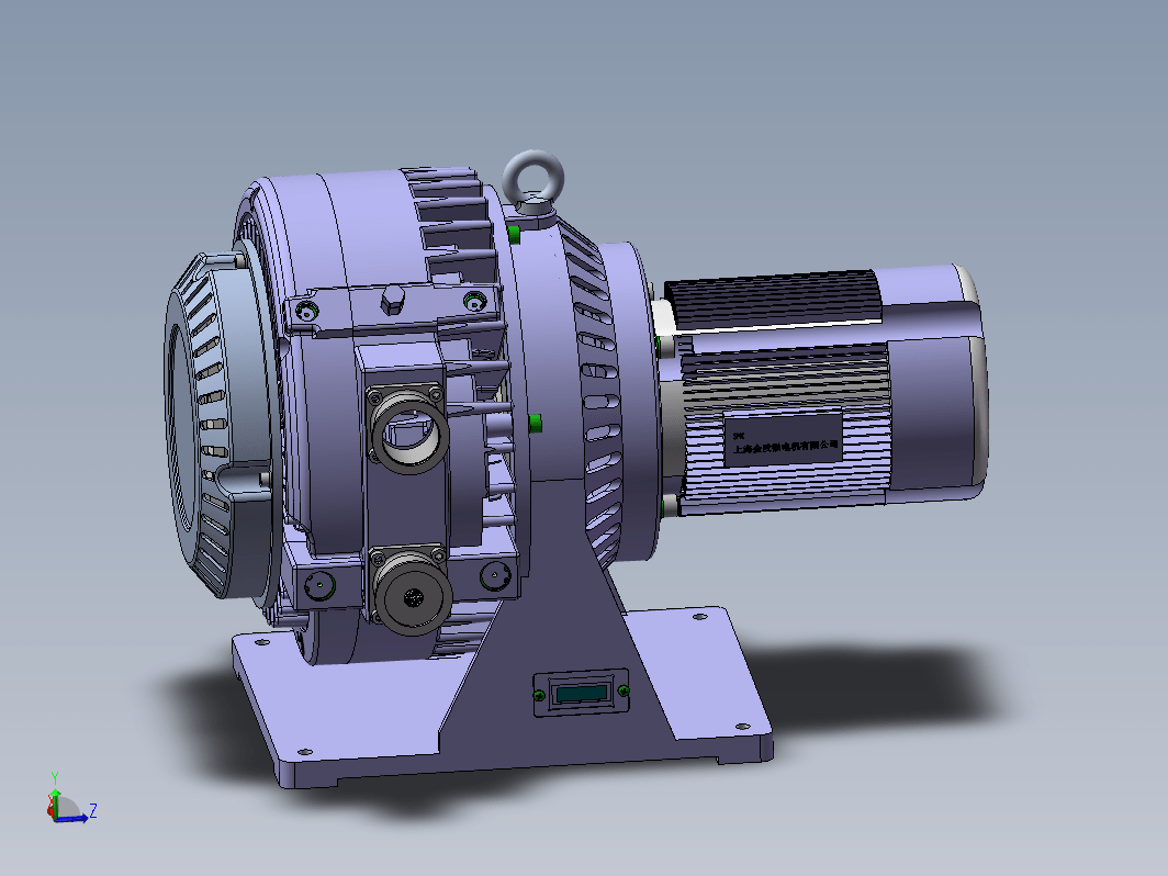 中科仪WXG-16A涡旋真空泵三维模型