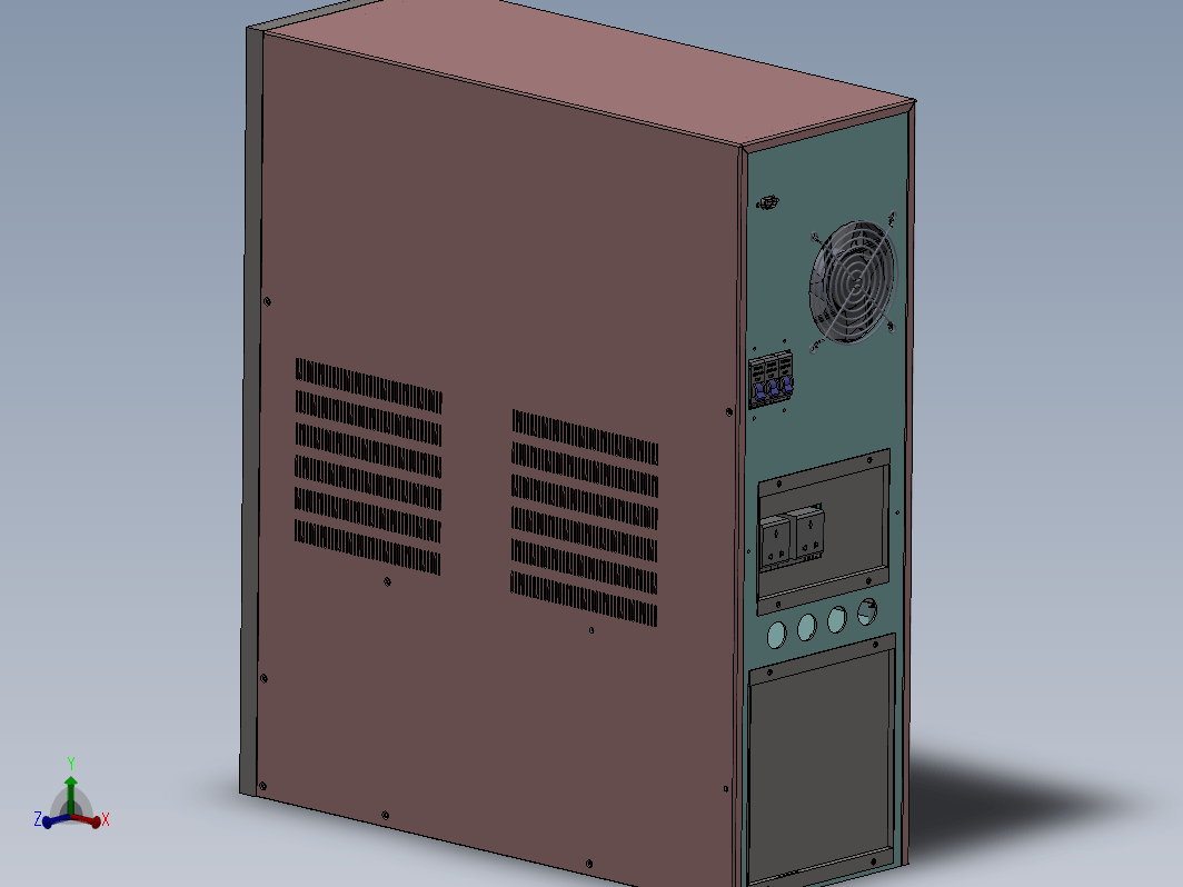 1K2K UPS电源三维SW2021带参