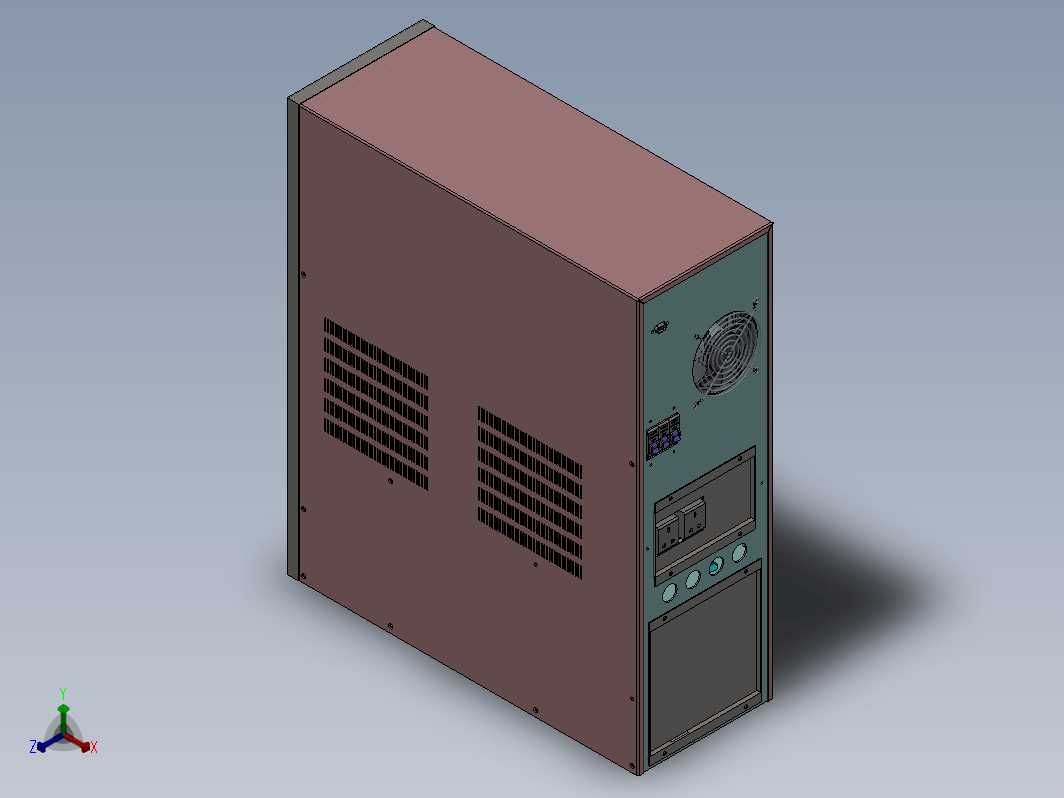 1K2K UPS电源三维SW2021带参