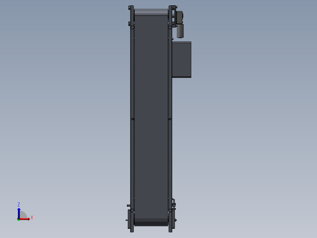 0.9米X0.15米带式输送机构