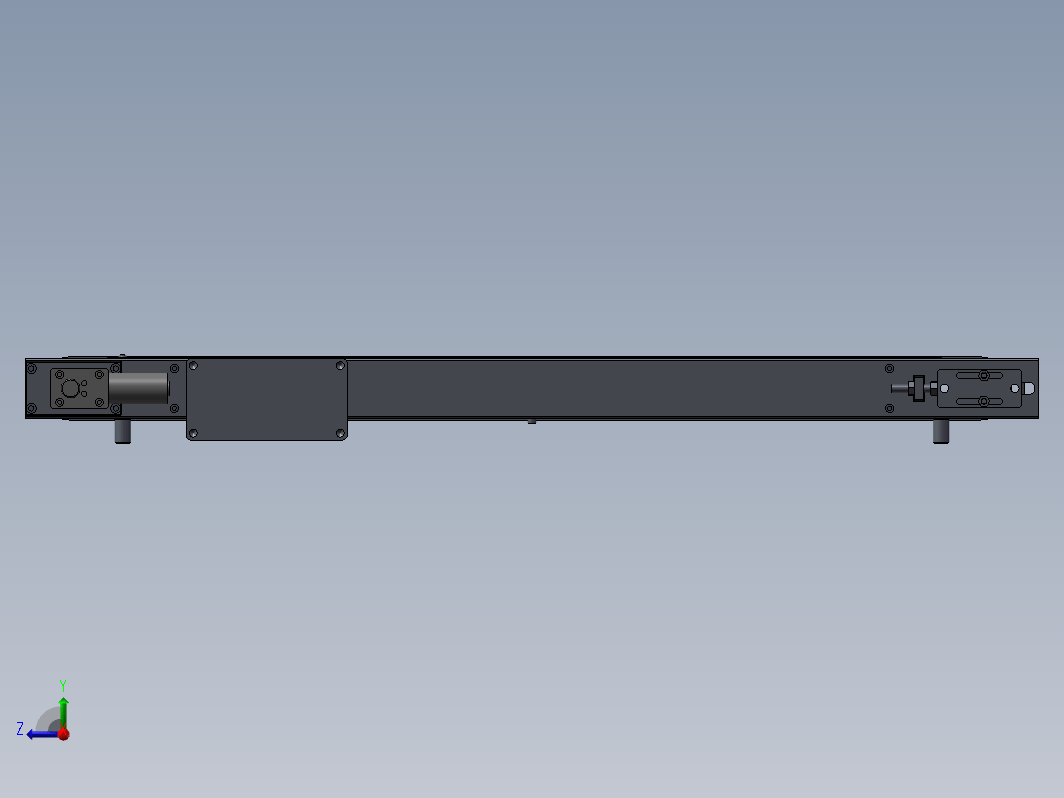 0.9米X0.15米带式输送机构