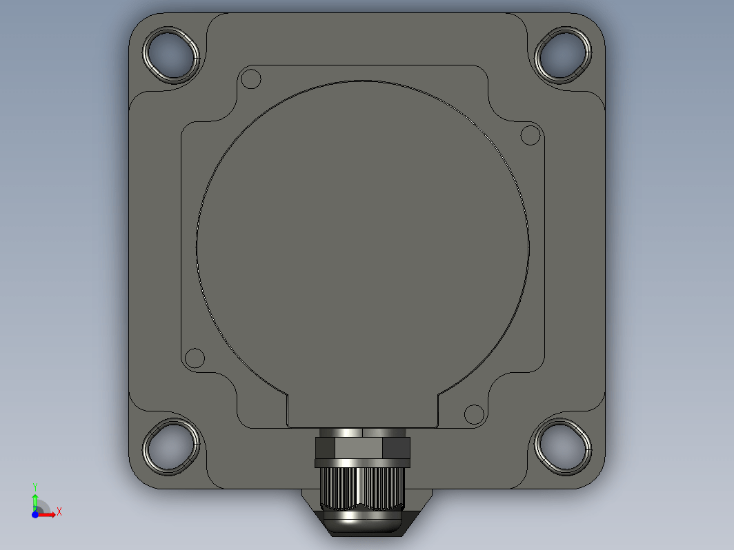 步进电机3D图110BYG350-8NM-YH