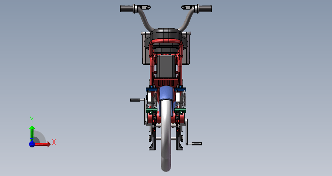 自行车 电动车三维模型