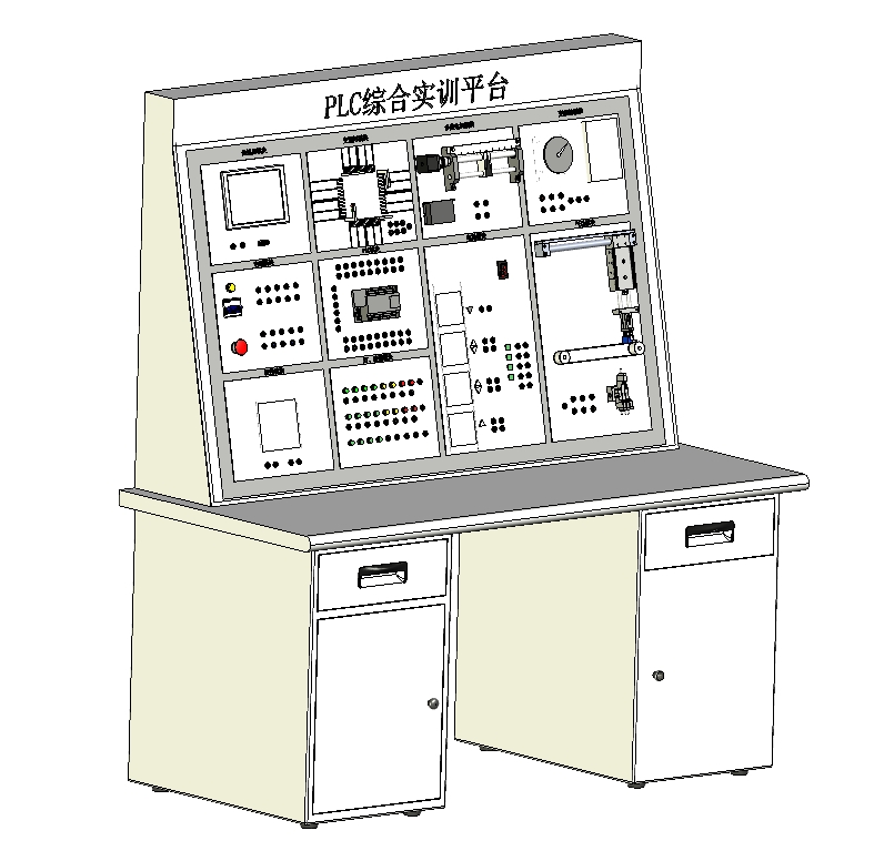 PLC综合实训台教学设备机电一体化